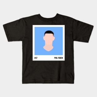 Phil Foden Minimalistic Camera Film Kids T-Shirt